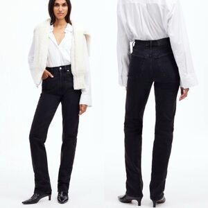 MADEWELL Jeans 90’s Straight Leg Black Size 28